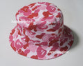 A BATHING APE ABC CAMO LOGO BUCKET HAT