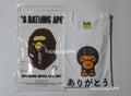 A BATHING APE Ladies' BABY MILO JAPANESE LETTERS TEE