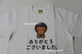 A BATHING APE Ladies' BABY MILO JAPANESE LETTERS TEE