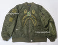 A BATHING APE SHARK MA-1 JACKET