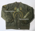 A BATHING APE SHARK MA-1 JACKET