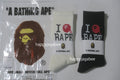 A BATHING APE I LOVE BAPE SOCKS