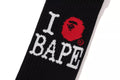 A BATHING APE I LOVE BAPE SOCKS