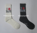 A BATHING APE I LOVE BAPE SOCKS