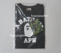 A BATHING APE BAPE KIDS ABC CAMO COLLEGE LAYERED SLEEVES LS TEE