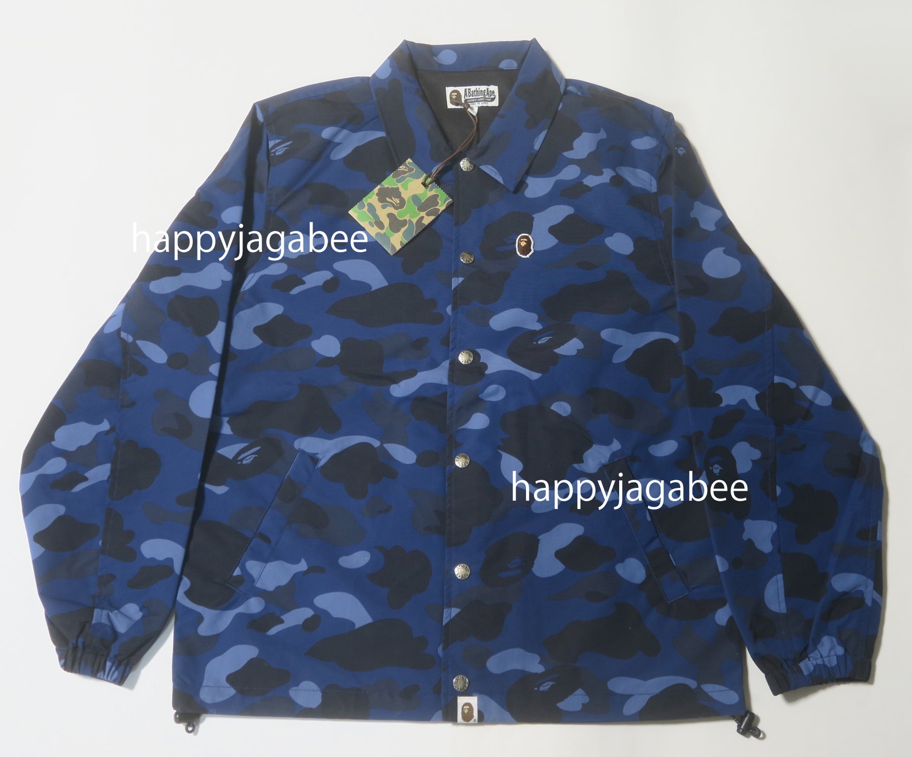 A BATHING APE COLOR CAMO ONE POINT COACH JACKET happyjagabee store