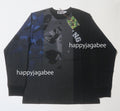 A BATHING APE PATCH WORK PRINT L/S TEE