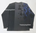 A BATHING APE PATCH WORK PRINT L/S TEE