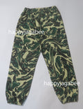 A BATHING APE MARBLING CAMO JOGGER SWEAT PANTS