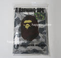 A BATHING APE HEATHER GRAY CAMO APE HEAD ONE POINT CREWNECK SWEAT