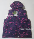 A BATHING APE COLOR CAMO DOWN VEST