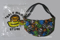 A BATHING APE - BABY MILO STORE MILO ALL SAFARI MEDIUM CROSS BAG