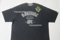 A BATHING APE GARMENT DYE RHINESTONE LOGO RELAXED FIT TEE