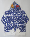 A BATHING APE JAPAN LIMITED COLLECTION BAPE.COM SEPARATE SHARK FULL ZIP HOODIE