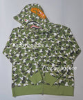 A BATHING APE JAPAN LIMITED COLLECTION BAPE STORE ZOZOTOWN SEPARATE SHARK FULL ZIP HOODIE