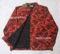 A BATHING APE COLOR CAMO ONE POINT COACH JACKET