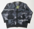 A BATHING APE COLOR CAMO CARDIGAN