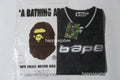 A BATHING APE FLAME FOOTBALL JERSEY