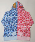 A BATHING APE ABC CAMO SEPARATE SHARK FULL ZIP HOODIE