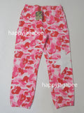 A BATHING APE ABC CAMO SWEAT PANTS