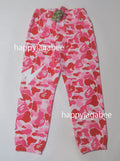 A BATHING APE ABC CAMO SWEAT PANTS