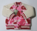 A BATHING APE BAPE KIDS ABC CAMO BOA VARSITY JACKET