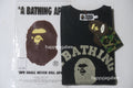 A BATHING APE OVERDYE COLLEGE RELAXED FIT TEE