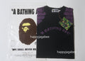 A BATHING APE JAPANESE TATTOO MOTIF RELAXED FIT L/S TEE