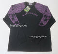 A BATHING APE JAPANESE TATTOO MOTIF RELAXED FIT L/S TEE