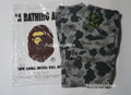 A BATHING APE HEATHER GRAY CAMO SWEAT PANTS