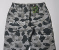 A BATHING APE HEATHER GRAY CAMO SWEAT PANTS