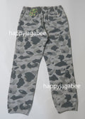 A BATHING APE HEATHER GRAY CAMO SWEAT PANTS