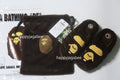 A BATHING APE BAPE x SUBU APE HEAD PUFFER SANDALS w/ POUCH