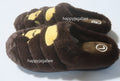 A BATHING APE BAPE x SUBU APE HEAD PUFFER SANDALS w/ POUCH