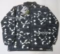 A BATHING APE CITY CAMO REVERSIBLE DOWN JACKET ( Glow in the dark )