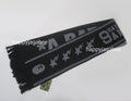 A BATHING APE JACQUARD BAPE LOGO LONG SCARF