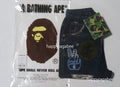 A BATHING APE BAPE KIDS BAPE EMBLEM DENIM PRINT SWEAT PANTS