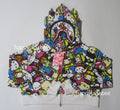 A BATHING APE Ladies' BABY MILO x SANRIO CHARACTERS CROPPED SHARK FULL ZIP HOODIE