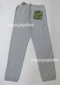 A BATHING APE ABC CAMO SHARK SWEAT PANTS