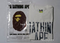 A BATHING APE HEATHER GRAY CAMO BATHING APE TEE