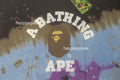 A BATHING APE TIE DYE COLLEGE RELAXED FIT TEE