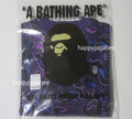 A BATHING APE MARBLING CAMO LOGO RELAXED CREWNECK SWEAT SHIRT