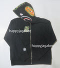 A BATHING APE ABC CAMO REVERSIBLE SHARK FULL ZIP HOODIE