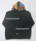 A BATHING APE ABC CAMO REVERSIBLE SHARK FULL ZIP HOODIE