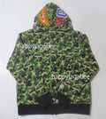 A BATHING APE ABC CAMO REVERSIBLE SHARK FULL ZIP HOODIE