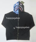 A BATHING APE ABC CAMO REVERSIBLE SHARK FULL ZIP HOODIE