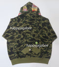 A BATHING APE BAPE x CLOT CAMO SHARK RELAXED FIT FULL ZIP HOODIE