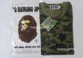 A BATHING APE BAPE x CLOT CAMO OVERPRINT LOGO RELAXED FIT TEE