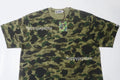 A BATHING APE BAPE x CLOT CAMO OVERPRINT LOGO RELAXED FIT TEE