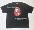 A BATHING APE BAPE x CLOT CAMO BIG APE HEAD RELAXED FIT TEE